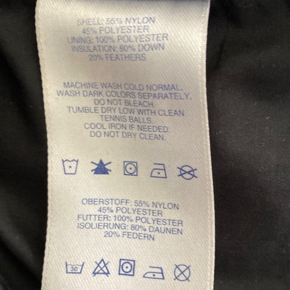 Lands' End Women's Charcoal Puffer Coat - Picture 10 of 10